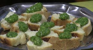 pesto sul pane