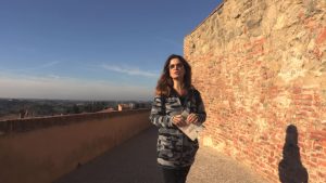 Sulle mura del Castello di Lari