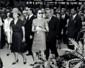 Grace Kelly in visita a Euroflora nel 1966
